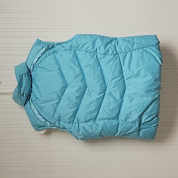 Nike Down Light Blue Reversible Puffer Vest, Women's Medium. - Picture 3 of 7